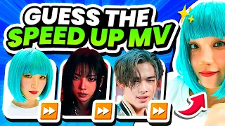 Guess the Speed Up Kpop MV ⏩ Guess the kpop song mv - KPOP QUIZ TRIVIA2024