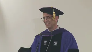 Harvard Law School Interim Dean John Goldberg addresses the Class of 2024