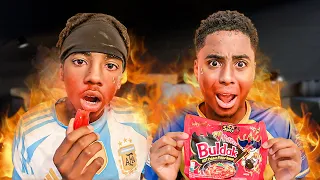 SPICY CHALLENGE MET PAULO GAAT FOUT🌶️😱