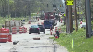 Drivers blame Aurora Road construction zone in Solon for flat tires