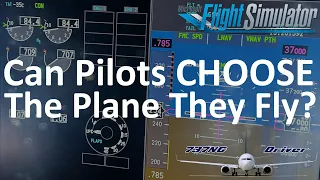 Can pilots choose the plane they want to fly? | Real Airline Pilot Explains