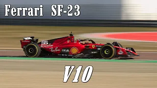 Ferrari F1 SF-23 V10 Sound at Fiorano