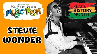 Stevie Wonder Lesson for Kids Preschool & Kindergarten | Black History Month for Kids