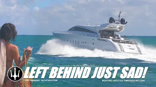 BABE GETS LEFT BEHIND! U-WISH DOES IT AGAIN LEOPARD 31M | HAULOVER INLET | YACHTSPOTTER