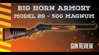 BHA Model 89 Lever Action Rifle Review - S&W 500