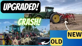 Every potato farmer needs this! Cultivating Potatoes | Tractor Crash! Dammer Diker!