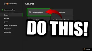 XBOX NETWORK SETTINGS RESET! (EASY METHOD!) How To Reset Xbox Series S/X Network Settings