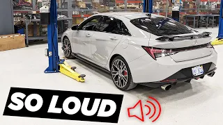 Elantra N Gets One Of The First SXTH Downpipes | Install and Sound Review