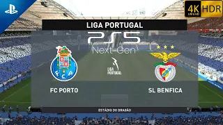 PS5 - FIFA 22 Porto vs Benfica (4K HDR 60 fps) Liga Portugal Gameplay
