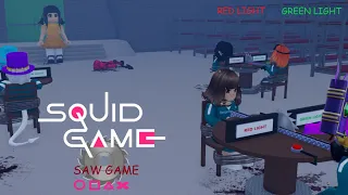 SQUID GAME SAW GAME  Red light Green light  Roblox Animation