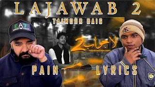 LAJAWAB 2 - TAIMOUR BAIG | Prod. Raffey Anwar (Official Audio) | LEGIT REACT | REACTION VIDEO.