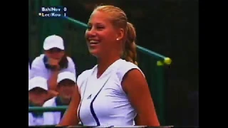 Mansour Bahrami / Jana Novotna Vs. Henri Leconte / Anna Kournikova Funniest Match.