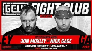 Jon Moxley v Nick Cage l Watch GCW Fight Club 2022