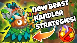 Ravine Chimps with New Pouākai Beast Handler Strategy! - Bloons TD 6