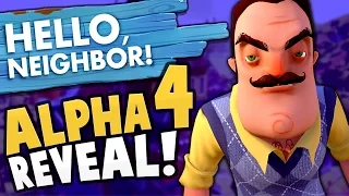 Hello Neighbor - ALPHA 4 RELEASE! Secret Coded Message Revealed! - Hello Neighbor Alpha 4 Gameplay