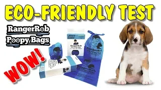 Amazing Eco Friendly Dog Waste Bags Test Review, RangerRob Poopy Bags!