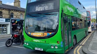 Transdev Aireline 60A Leeds to Keighley Via Burley Shipley Bingley Wright Eclipse Gemini Volvo B7TL