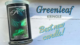 Greenleaf 🍃 from Kringle Reserve review 🍃 and best new candle 2024 nomination!!