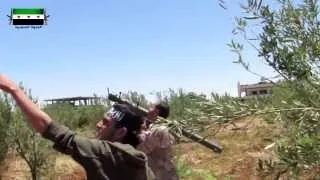 شام درعا أم ولد استهداف طائرة حربية بصاروخ كوبرا 12 6 2015