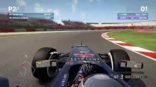 F1 2013 Catalunya Barcelona Setup & Hot lap 1.16.977