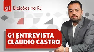 Cláudio Castro no g1: veja a entrevista na íntegra com o candidato do PL ao governo do RJ