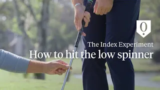 Short Game Chef teaches how to hit the low spinner | The Index Experiment | The Golfer's Journal