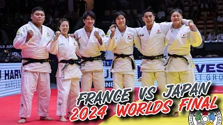 Judo Worlds 2024 FINAL JAPAN vs FRANCE Teams Event - Judo World Championships 2024 世界選手権団体戦決勝