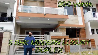 (30 x 60) Luxurious 5 BHK Duplex With Alluring Interior Design||[Walkthrough]