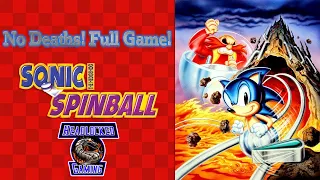 No Deaths! Full Game! Sonic Spinball on Sega Genesis!