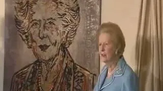 Lady Thatcher Portrait by Benjamin Shine