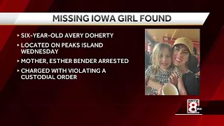 Missing child from Iowa found on Maine island with mother