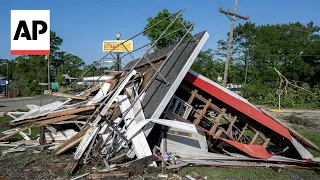 At least 2 dead, including pregnant woman, after Louisiana storms
