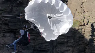 Paragliding reserve parachute seminar.