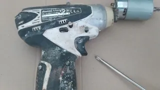 Makita TD090D impact 10.8v motor change and service.