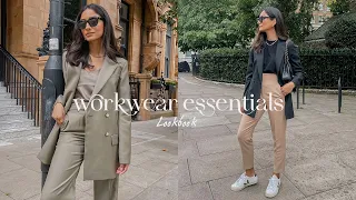 WORKWEAR ESSENTIALS AND OUTFIT IDEAS | LOOKBOOK