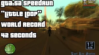 GTA:SA Speedrun - "Little Loop" [0:42] (Outdated AF)