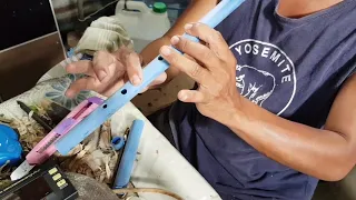 How to make a PVC flute key of G