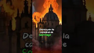 Arde Santiago de Compostela  #historia #youtubeshorts #shorts