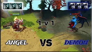 Omniknight vs Night Stalker | Angel vs Demon | 1v1 who wins??