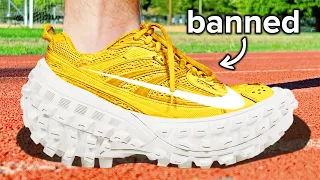 I Ran an All-Out Mile in BANNED Shoes!