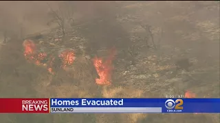 Homes Evacuated In Sunland As 5K-Acre Fire Threatens Neighborhoods