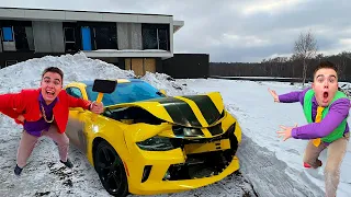 Angry Brother Mr. Joe Crashed Sports Car VS Mr. Joe on Camaro 13+