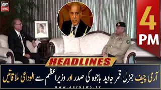 ARY News Headlines | 4 PM | 28th November 2022