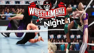 BTW WrestleMania 2021 PPV Night 1, Part 2 (WWE 2K20)