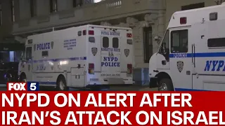 NYPD on alert following Iran's attack on Israel