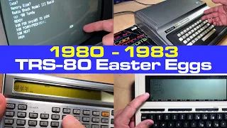 TRS-80 Collection and Easter Eggs (1980-1983) #SepTandy