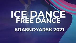 LIVE 🔴 | Ice Dance Free Dance  | Krasnoyarsk - 2021 #JGPFigure
