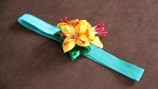 DIY Kanzashi, Канзаши лилии