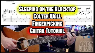 How to play Colter Wall Sleeping on the Blacktop Guitar Tutorial Lesson