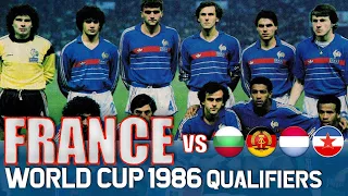 FRANCE World Cup 1986 Qualification All Matches Highlights | Road to Mexico